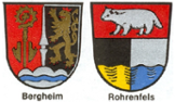 Wappen der beiden Mitgliedsgemeinden der Verwaltungsgemeinschaft Neuburg
