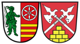 Gezeigt werden die Wappen der Verbandsmitglieder