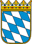 Kleines Staatswappen des Freistaats Bayern