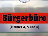 Bürgerbüro Schriftzug